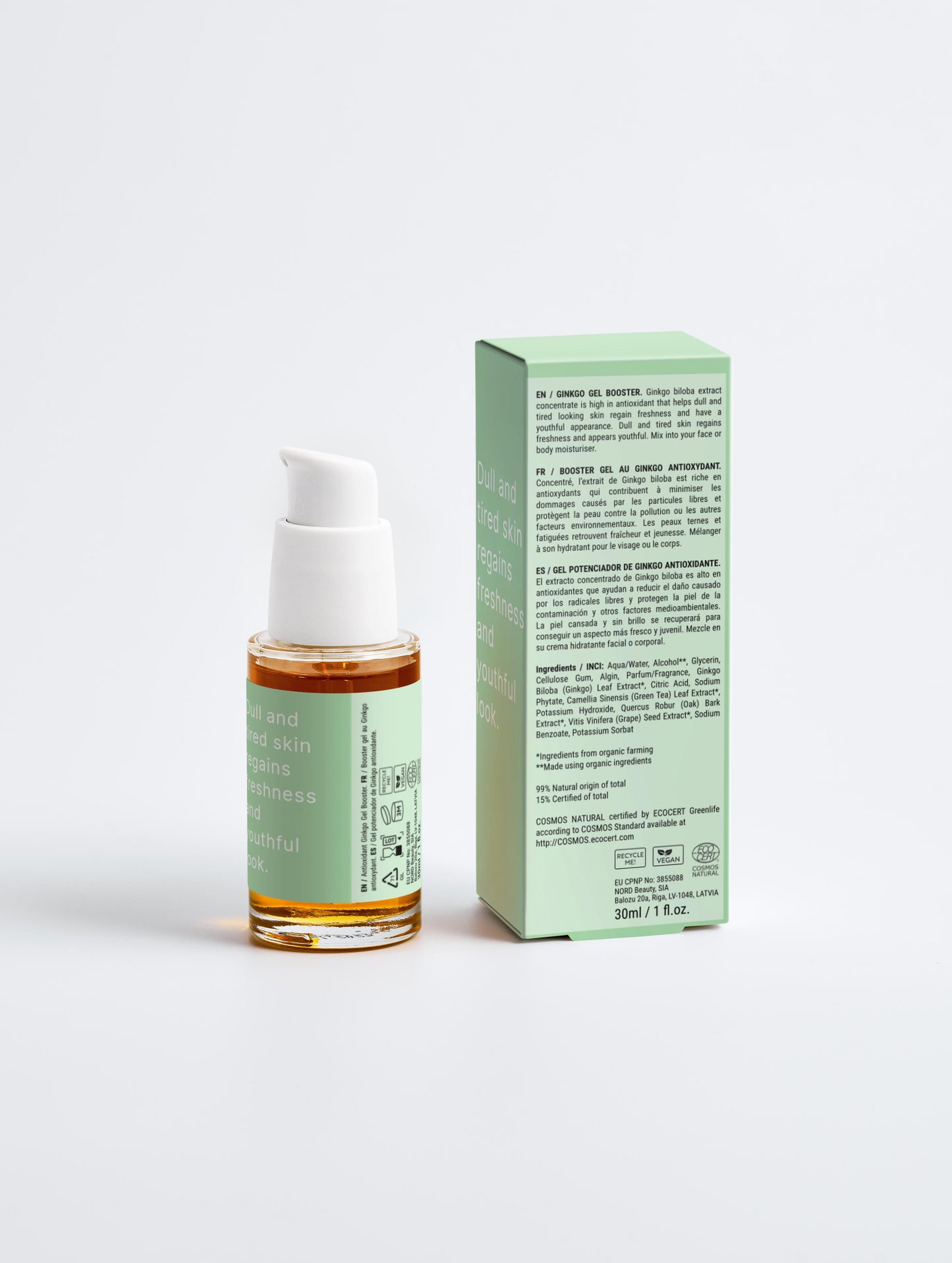 Antioxidant Ginkgo Gel Booster