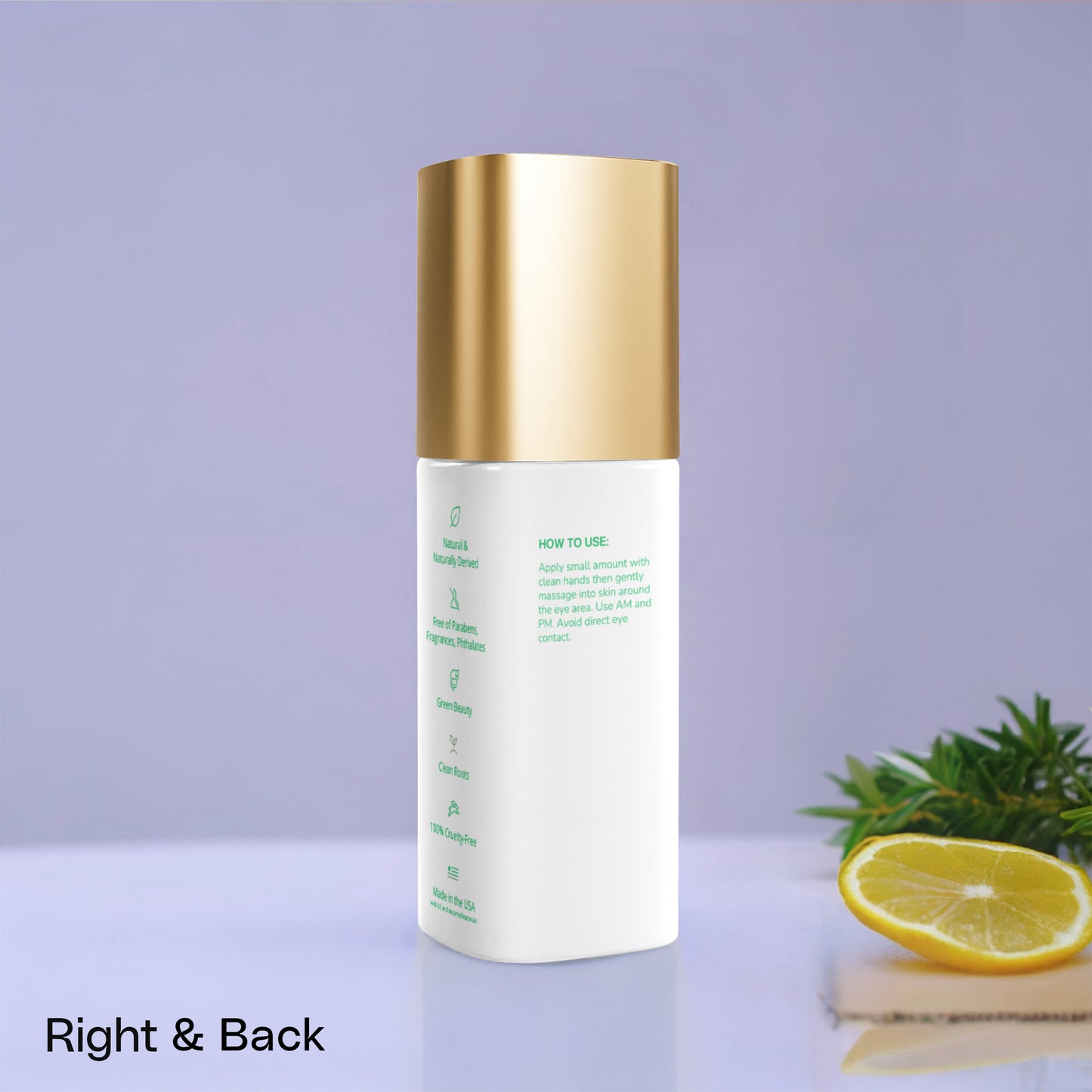 Brighten+Firm Eye Serum: Intensive Renewal Gold Cap