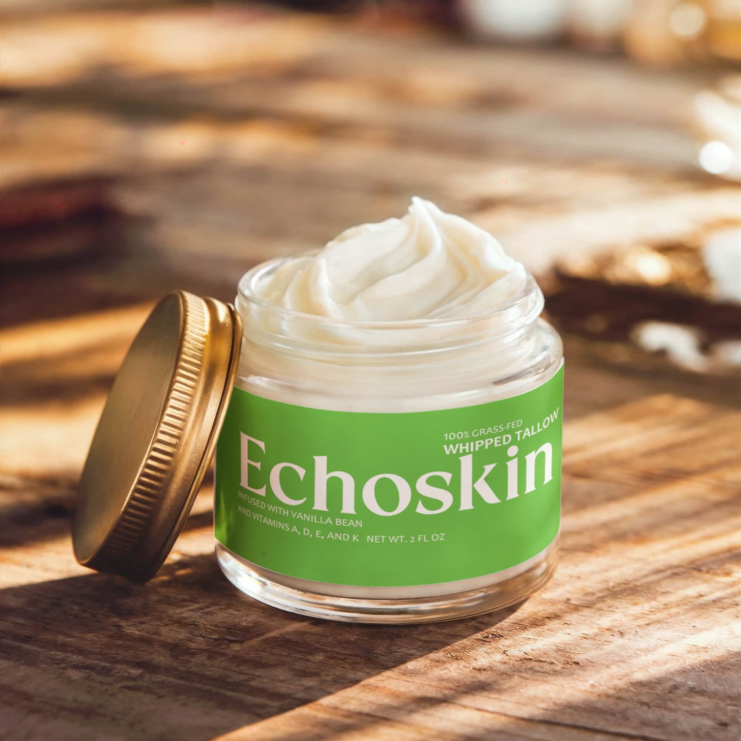 Whipped Grass-Fed Tallow Balm with Vanilla Bean