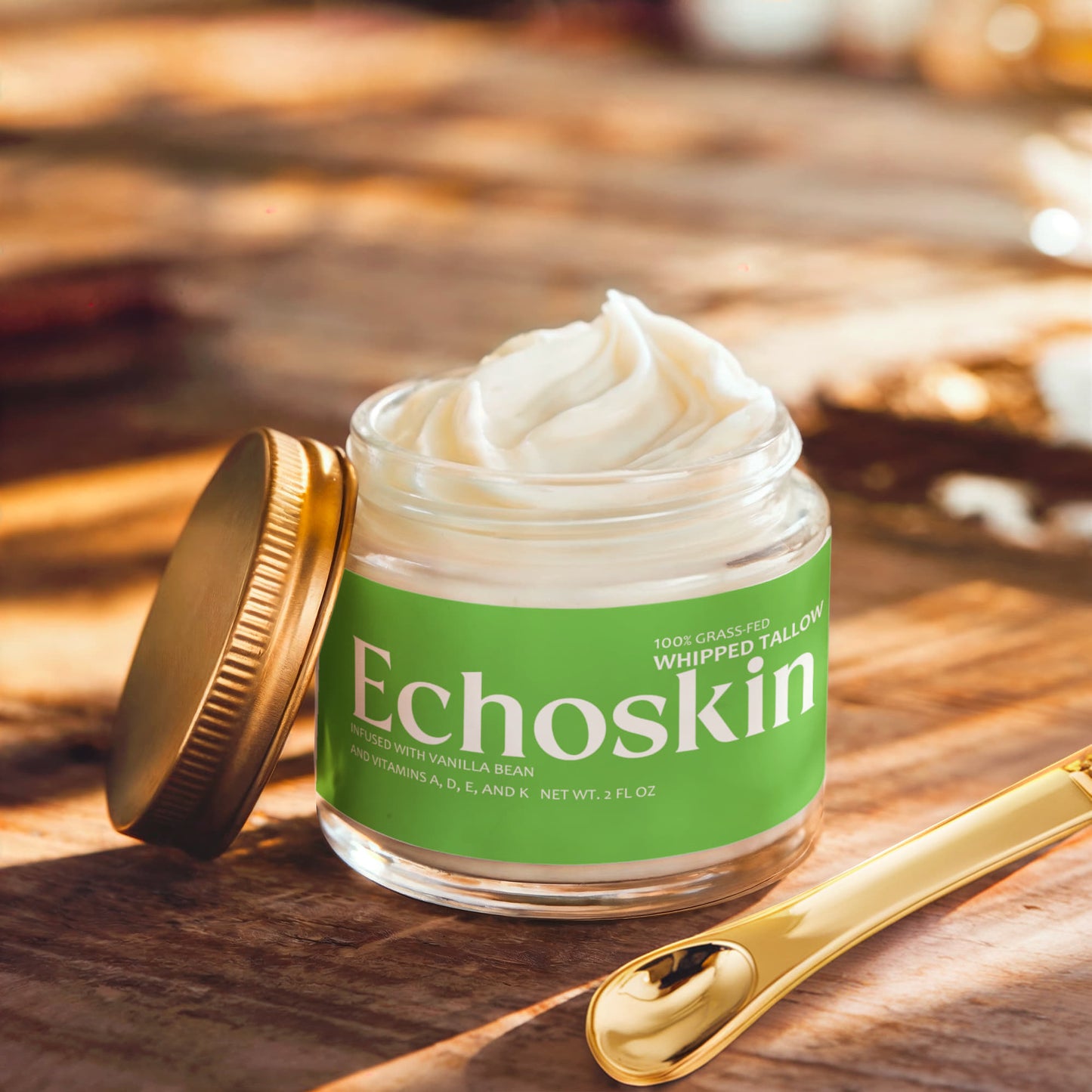 Whipped Grass-Fed Tallow Balm with Vanilla Bean