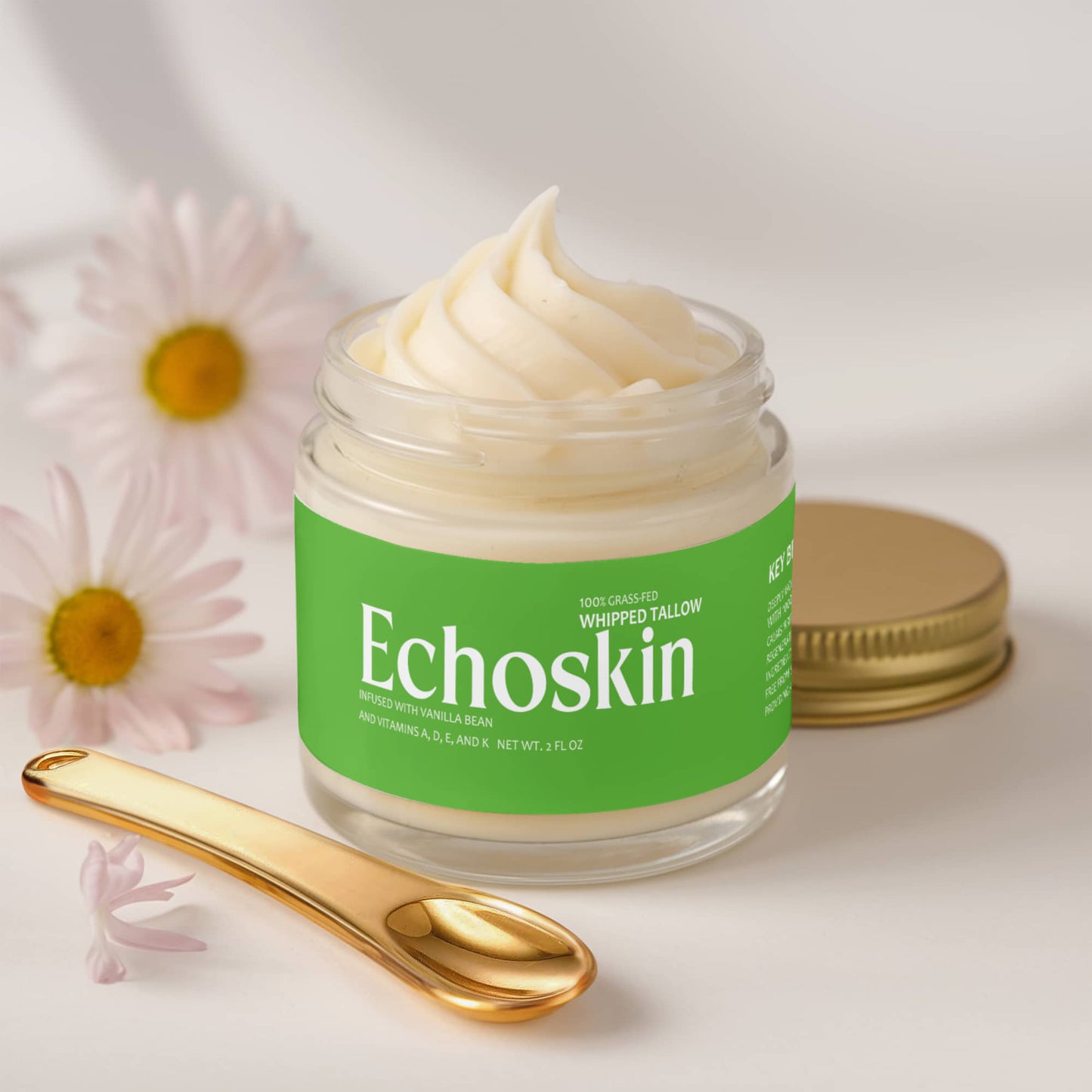 Whipped Grass-Fed Tallow Balm with Vanilla Bean