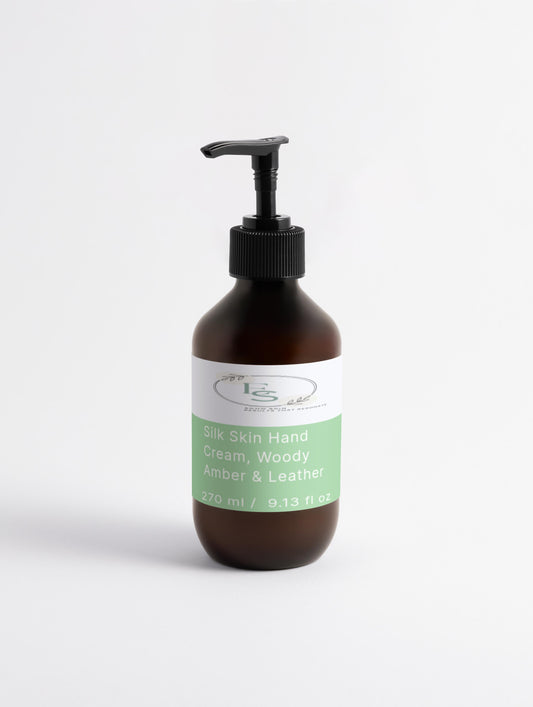 Silk Skin Hand Cream, Woody Amber & Leather