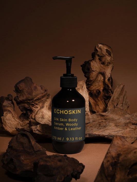 Silk Skin Body Serum, Woody Amber & Leather