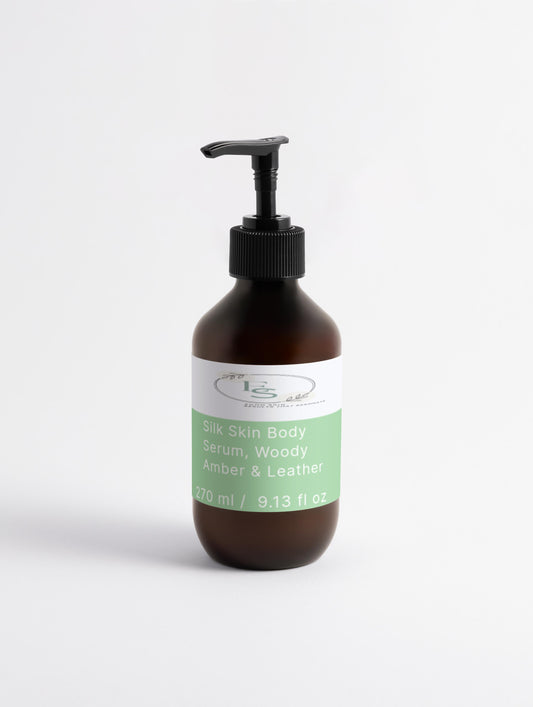 Silk Skin Body Serum, Woody Amber & Leather