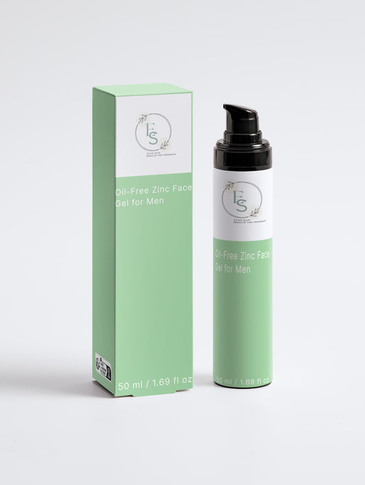 Oil-Free Zinc Face Gel for Men